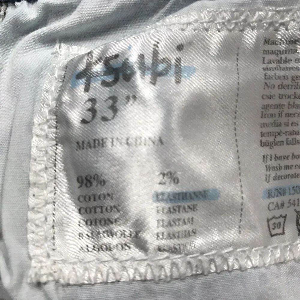 KSUBI Van Winkle Dollar Print Jeans Men 33x32 Light Wash Distressed Stretch Slim
